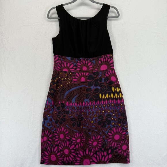 Trina Turk Los Angeles Dress Size 4 Floral Print Sleeveless Party Cocktail - Picture 1 of 10